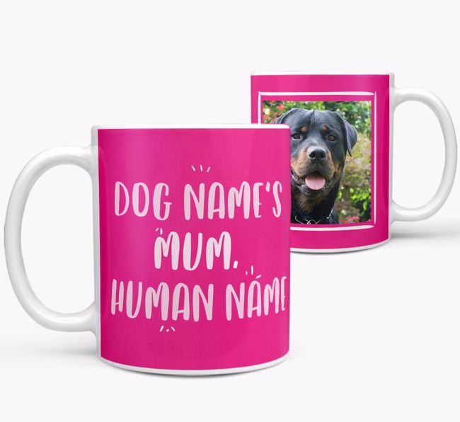 '{dogsName}'s Mum' - Personalised {breedFullName} Mug